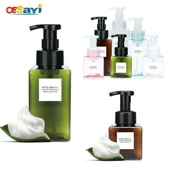 

250/450/650ml Foaming Soap Dispenser Bathroom Sink Shower Gel Shampoo Lotion Facial Cleanser Foamer Pump Refillable Bottle