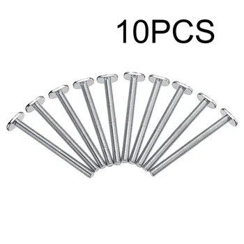 

10pcs T Slider Nut Bolts Finishing Zinc Plated M8 Thread For 30 Series Miter Track Slot T Track Woodworking Tool Parts