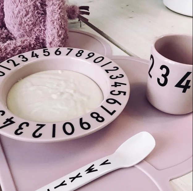 pink plate 1 шт., мультяшная Милая Керамическая Детская Чаша для завтрака, тарелка для десерта, фруктов, закусок, тарелка для животных, столовые приборы, миска, керамическая посуда - Цвет: pink plate