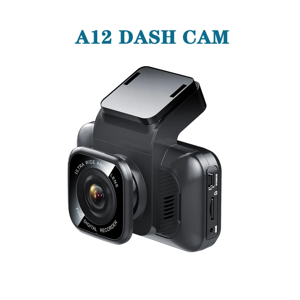 A12 Aaba A12 Автомобильный видеорегистратор Wifi APP 1296P Dash Cam HD ночное видение g-сенсор Dashcam видеокамера автомобиля рекордер 24H монитор парковки камера - Название цвета: A12