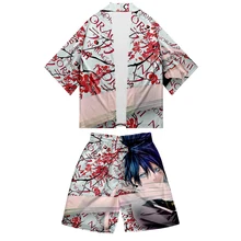 Noragami/футболка унисекс с 3D рисунком, спортивный костюм унисекс, футболка с короткими рукавами, Трендовое повседневное кимоно с короткими рукавами