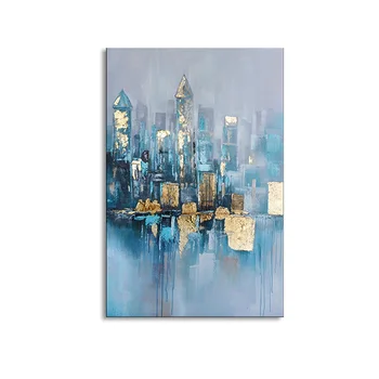 

handmade oil painting on canvas modern 100% Best Art Modern Abstract oil painting original directly from art is SL-1100A