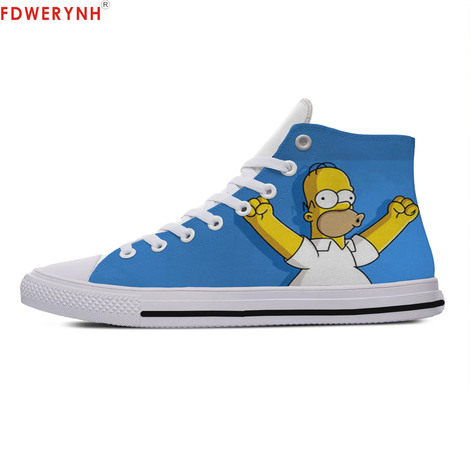 

FDWERYNH Man Casual Shoes The Simpsons Cute Funny Kawaii Lightweight Breathable Zapatillas Couple Footwear Unisex Zapatos Hombre