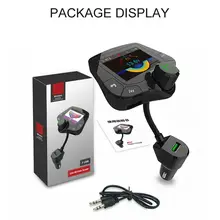 Беспроводной Bluetooth MP3-плеер автомобильный Громкая связь Bluetooth fm-передатчик с микрофоном беспроводной Bluetooth MP3-плеер автомобильные аксессуары