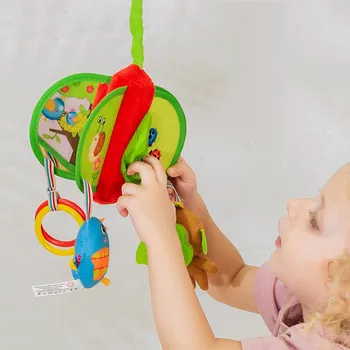 

Kids Toys Baby Baby Bedding Crib Musical Mobile with Hanging Rotating Soft Colorful Plush Dolls игрушки Jouets pour enfants