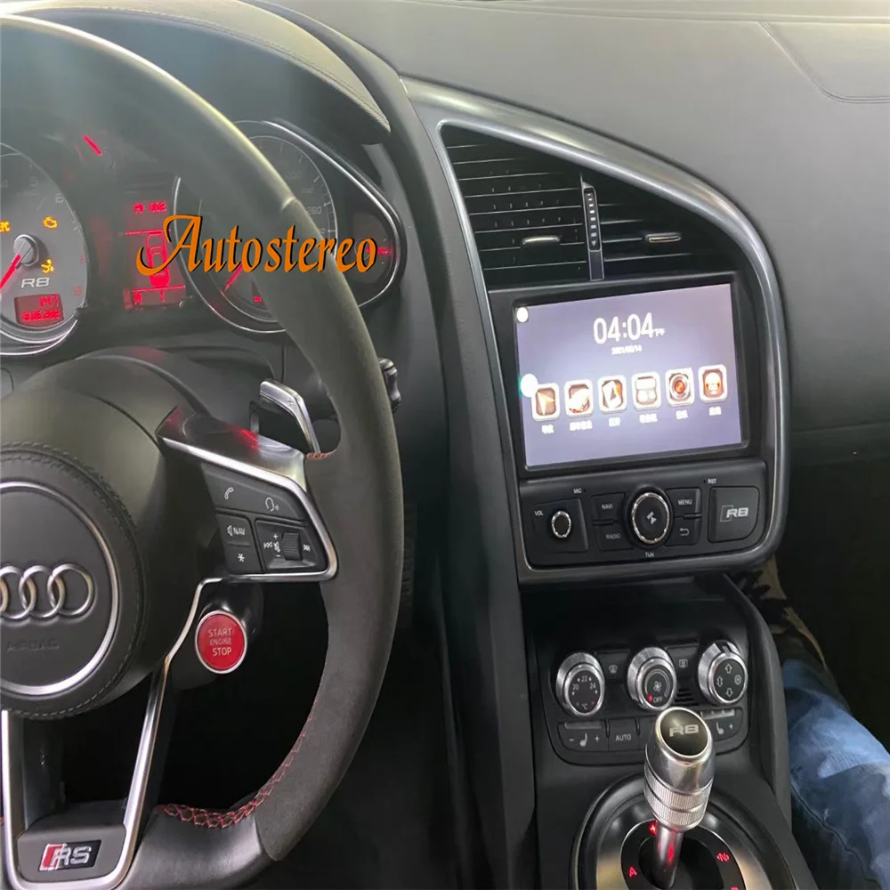 For Audi R8 Spyder Tony Stark Same Model Car GPS Navigation Auto Stereo HeadUnit