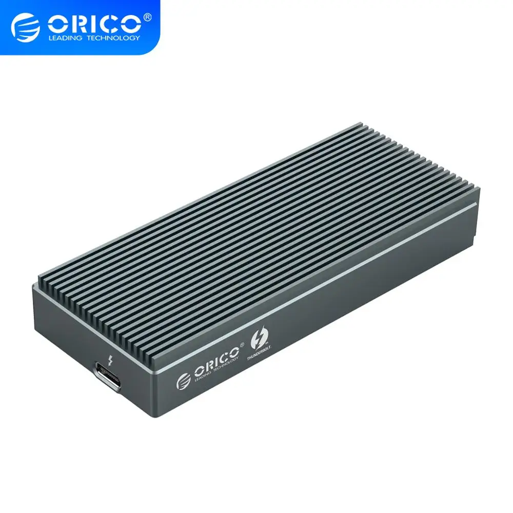 ORICO Thunderbolt 3 SSD чехол NVME M.2 корпус 2 ТБ Алюминиевый USB C с 40 Гбит/с к кабель для