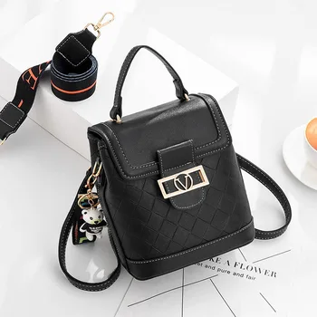 

QINRANGUIO Backpack Women 2020 New Backpack Leather Women Backpack For Teenager Top-handle Backpack Female Mochilas Para Mujer
