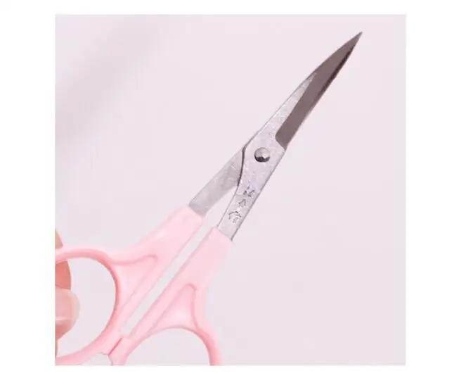 stainless steel pink Flowers, green plants and meat Warped head Pruning scissors Elbow home gardening cutting tool 2