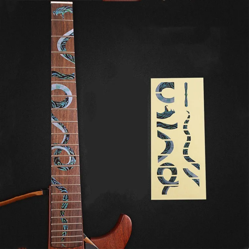 Крест инкрустация наклейки гриф наклейка для электроакустической гитары Бас ультра тонкая наклейка Guitarra Аксессуары 21 стиль - Цвет: 21
