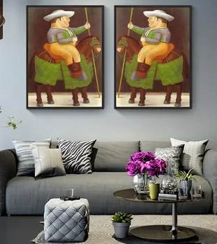 

Picador by Fernando Botero Canvas Paintings On the Wall Art Posters And Prints Abstract Funny Art Pictures Home Decor Cuadros