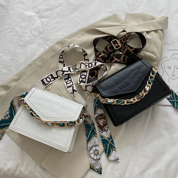 

Retro Alligator Pattern Messenger Bag Women Leather Flap Casual Shoulder Pouch Popular Simple Female Daily Bag