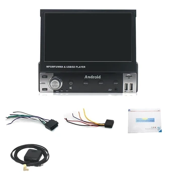 

7Inch 1DIN Android 9.1 Car MP5 Player HD Flip Up GPS Navigation Stereo FM Radio BT