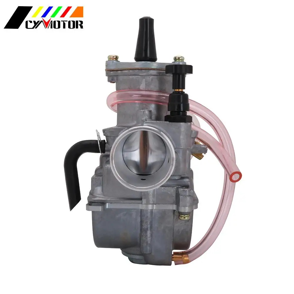 Motorcycle Universal Carburetor Carburador Cable Carb. Racing For Keihin Mikuni With Power Jet PWK 21 24 26 28 30 32 34mm