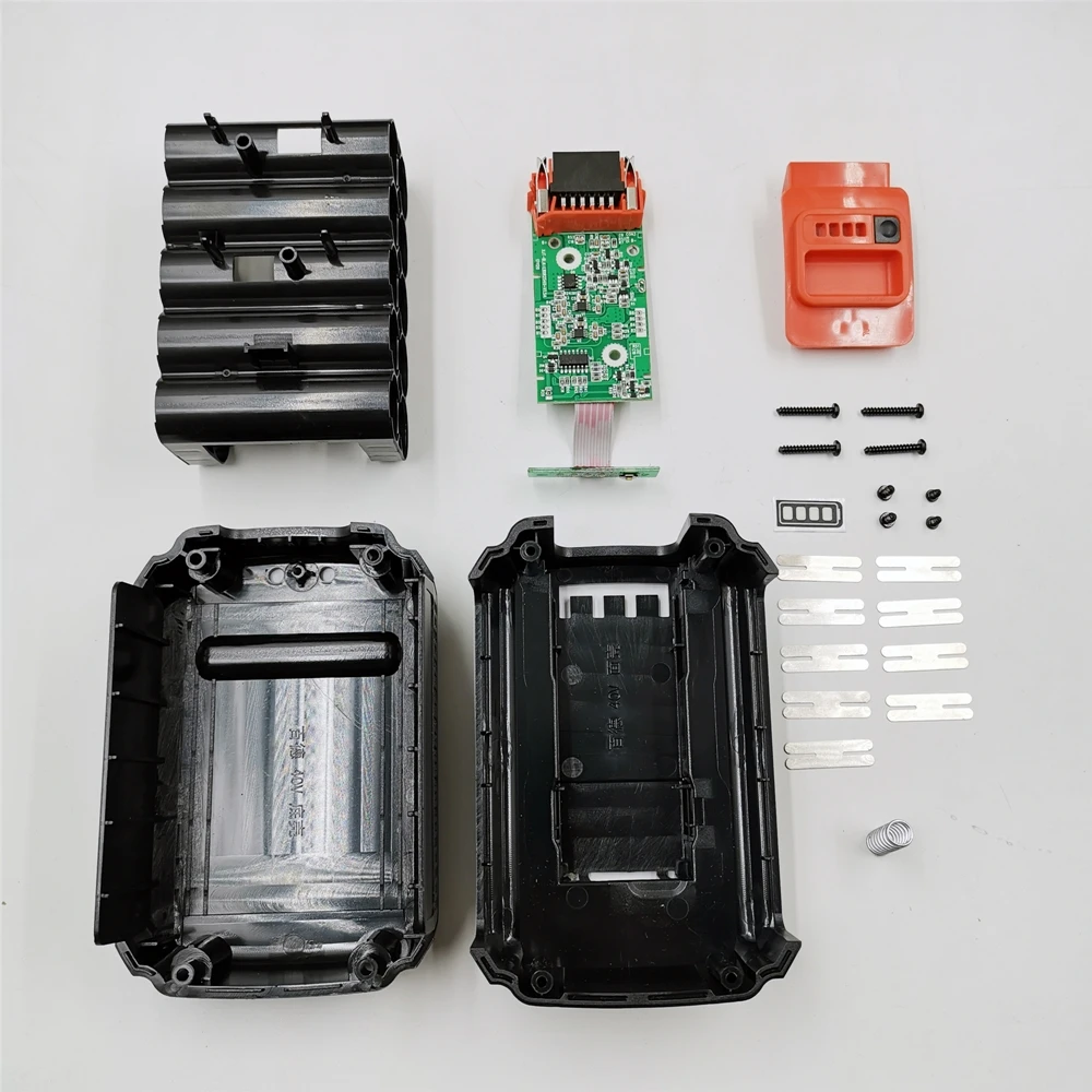 Davupine пластиковый чехол для батареи защита от зарядки печатная плата PCB коробка корпус дом для Black Decker 40 в LBXR36 BL2036 LBX2040 - Цвет: BOX with PCB