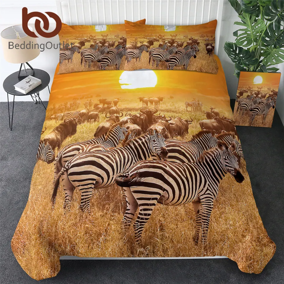 show original title Details about   3D Zebra H113 Animal Bed Pillow Cases Quilt Duvet Cover Set Angelia 
