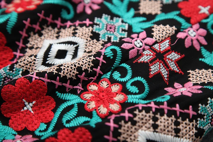 Летнее платье с вышивкой s xxxl новые женские вечерние платья в китайском стиле с цветочным принтом размера плюс дамские платья ранней осени посылка