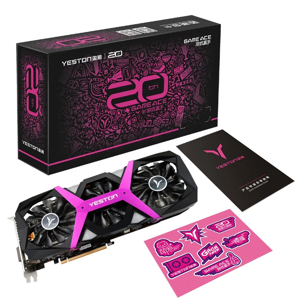  Yeston RX5500XT 8G D6 gaming master graphics card desktop computer graphics card