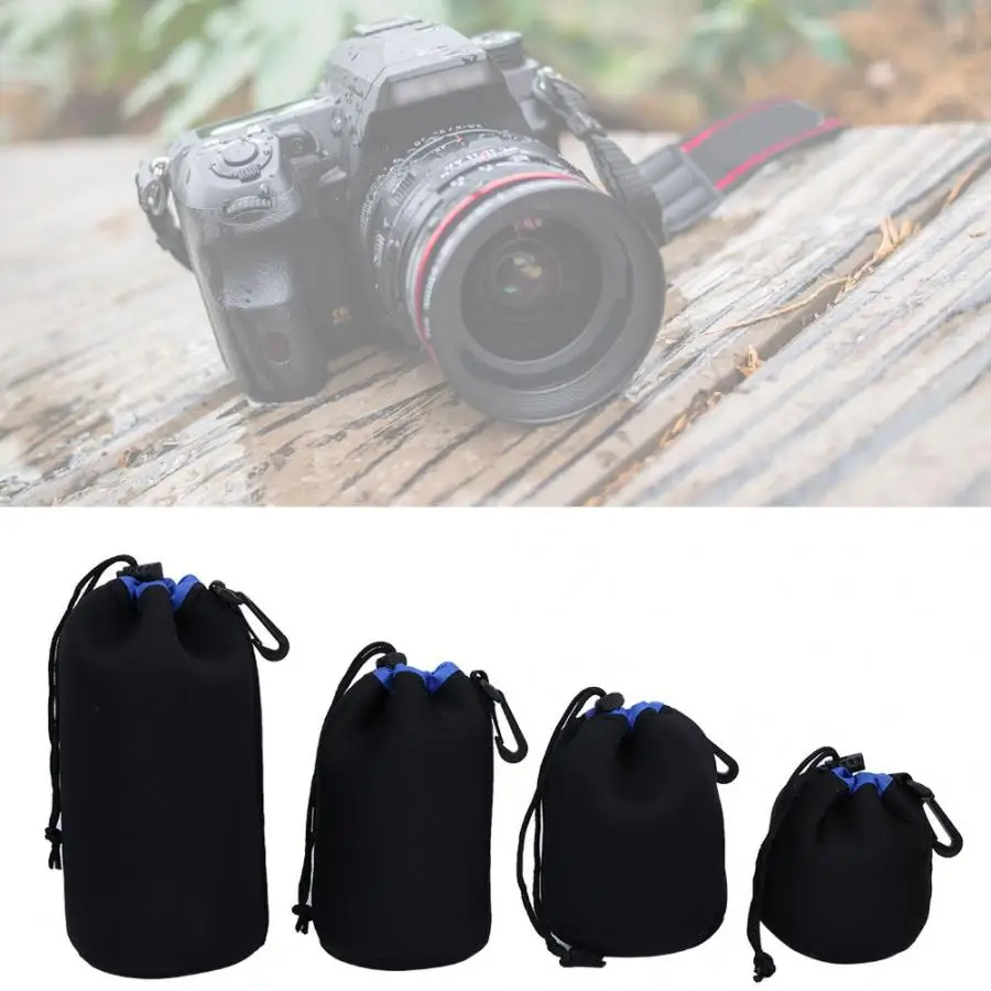 4 шт толстый дайвинг материал DSLR камера объектив Чехол протектор сумка Чехол Набор Горячий