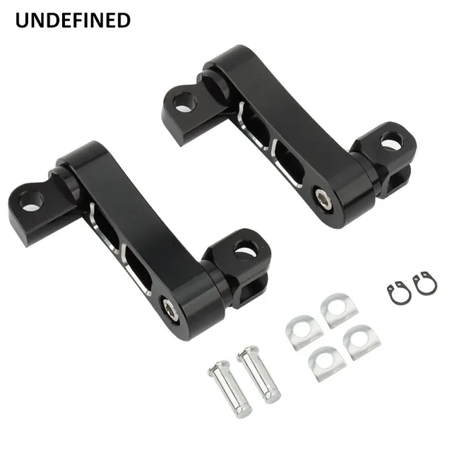 Motorcycle Adjustable Passenger Footpegs Mount Kit Highway Pegs Male Mount  Foot Peg Clamp Support Extensions Bracket For Harley