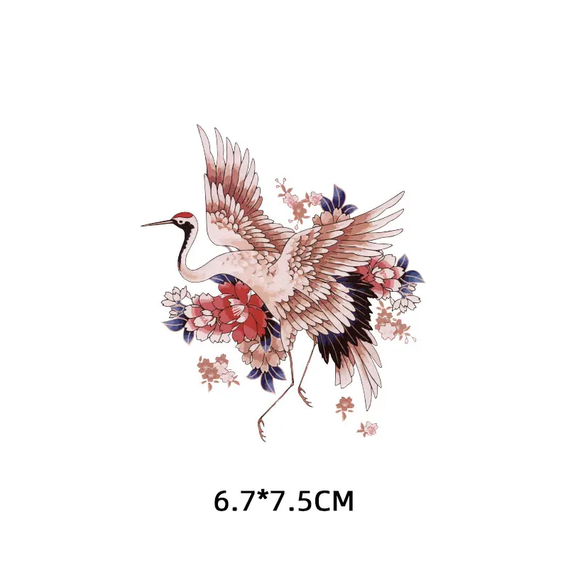 Flower Patch Iron-on Transfers for Clothing Thermoadhesive Patches Daisy Stickers Diy Flex Fusible Transfer Appliques Stripes