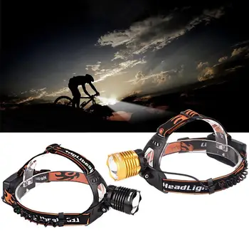 

5000LM T6 LED Headlamp Zoomable Head Flashlight Torch Rechargeable Forehead Lamp T6 LED Headlamp Rechargeable Headlights