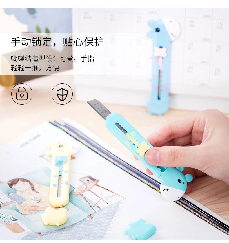 Deli Knife Cartoon Small Handmade Knife Mini Knife Portable Handmade Knife
