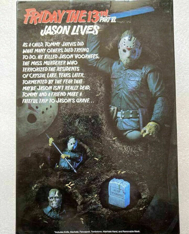 1:12 NECA Friday the 13th Jason Toys Voorhees Part 6 7" Ultimate Action Figure Art Box