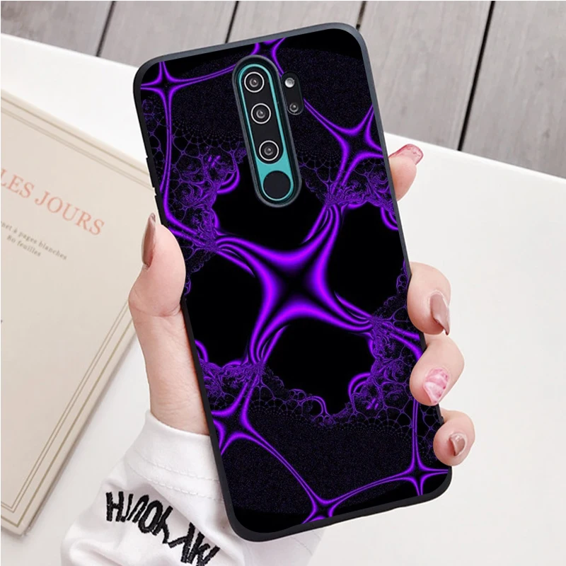 xiaomi leather case Purple black Silicone Phone Case For Redmi note 8 7 Pro S 8T for redmi 9 7A Cover phone cases for xiaomi Cases For Xiaomi