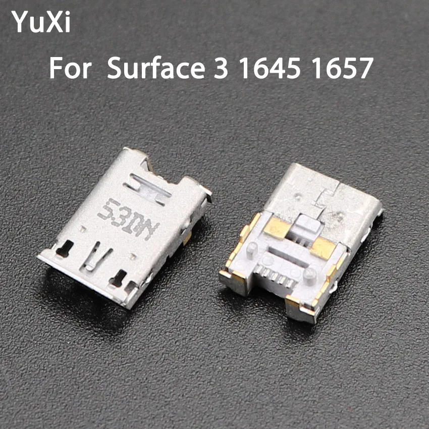 YuXi New Micro USB Charging Port USB jack For Microsoft Surface 3 RT3 1645 1657 Micro USB Connector 