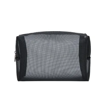 

Travel Storage Mesh Multifunction Toiletry Organizer Large Capacity Cosmetic Wash Pouch Transparent Portable Makeup Bag Women