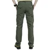 Men's Military Style Cargo Pants Men Summer Waterproof Breathable Male Trousers Joggers Army Pockets Casual Pants Plus Size 4XL ► Photo 3/6