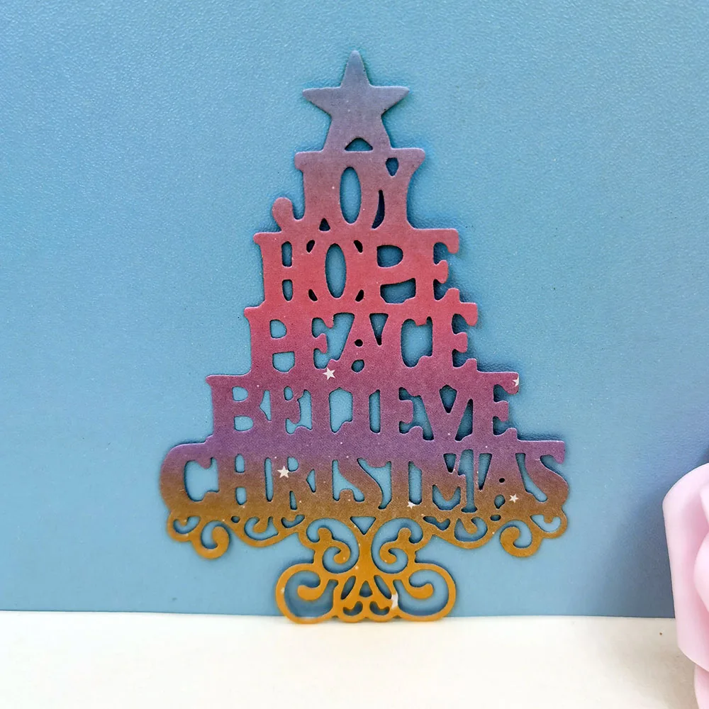 

Alphabet Tree Metal Cuting Dies Scrapbooking Embossing Folders for DIY Album Cardmaking Craft Stencil Greeting Photo Paper
