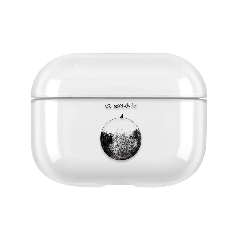 Модный прозрачный жесткий чехол для Apple Airpods pro Чехол Аксессуары для наушников защитное противоударное покрытие для наушников - Цвет: airpods pro