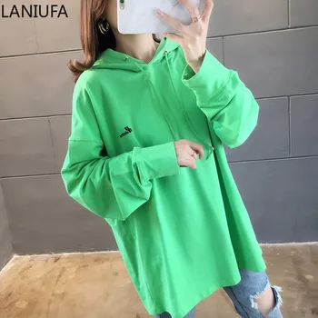 

2019 Hoodies Women Autumn Winter Trendy Leisure Hooded Solid Women Pullover Students Long Sleeve Ladies Sweatshirts Mujer Y877