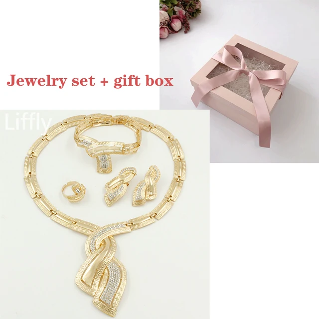 jewelry sets and box