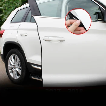

Car Door Edge Guard Scratch Strip Protector Rubber Sealing Trim For Skoda Kodiaq Octavia 2 A7 A5 Rapid Karoq Yeti Fabia Superb 2