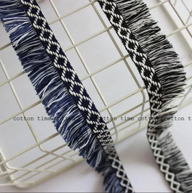 5Yds/lot 3.2 cm wide New blue-black mixed color single-sided lace Double-sided cross-webbing clothing equipped accessories AC791 | Дом и сад