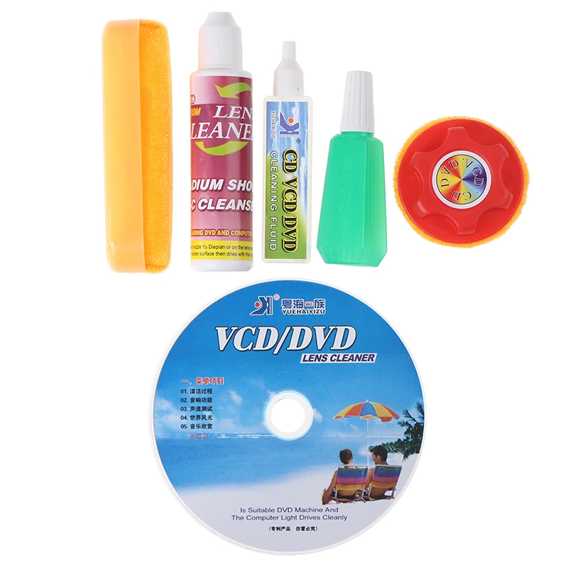 

Комплект для чистки объектива компьютера автомобиля CD DVD Rom плеера