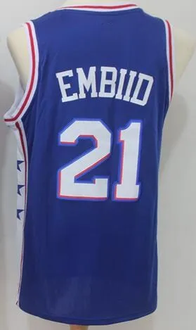 AS Мужские 21 Joel Embiid майки 25 Бен Симмонс Джерси 24 Bryant 45 Donovan Mitchell майки Dwyane Уэйд баскетбольные майки - Цвет: AS
