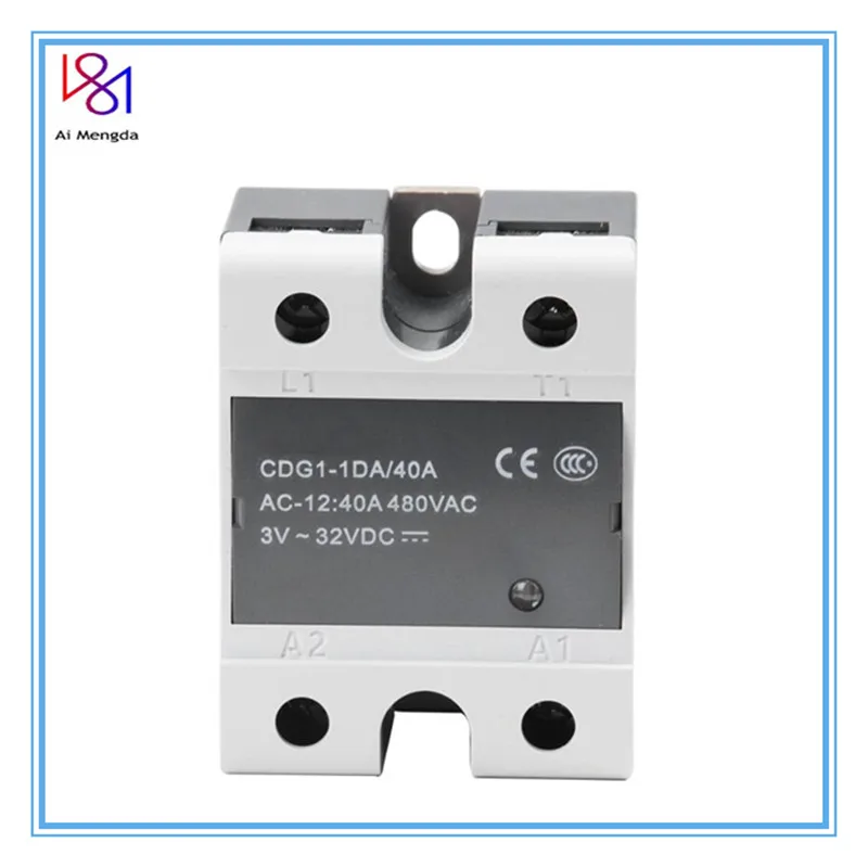 1 шт. DELIXI CDG1 твердотельные реле SSR 40DA для генератор импульсов Однофазный DC