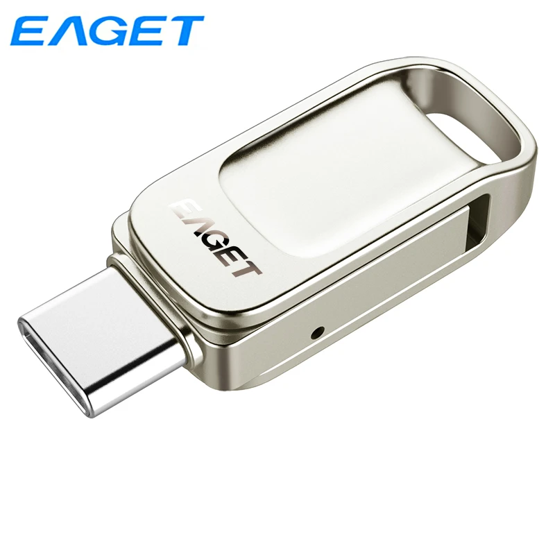 

Eaget Type-C USB 3.0 Flash Drive 128GB 64GB 32GB OTG Pen Drive USB 3.1 Gen 1 Stick For Android Phone Tablet Laptop Macbook CU31