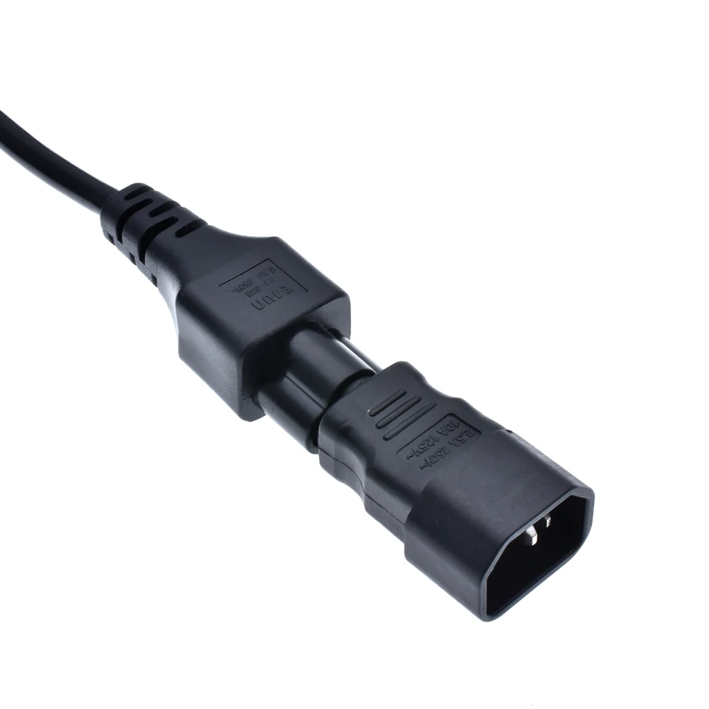 Универсальный Мощность адаптер IEC 320 C14 для C5 конвертер AC Разъем 3 контактный IEC320
