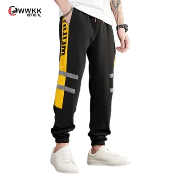 

WWKK 2020 Men Casual Sweatpants Fitness Side Stripe Men's Sportswear Joggers Pants New Male Gyms Trousers Pantalones Hombre
