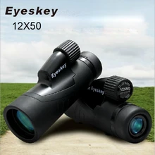 Eyeskey 12x50 HD монокулярный телескоп водонепроницаемый бинокль Telescopio Высокое качество спортивный Оптический для охоты кемпинга туризма