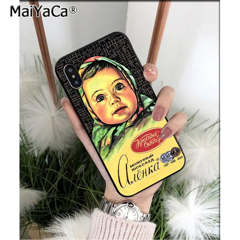 Мягкий чехол для телефона MaiYaCa Alenka Alpen с изображением шоколада wonka из ТПУ для Apple iPhone 8 7 6 6S Plus X XS MAX 5 5S SE XR