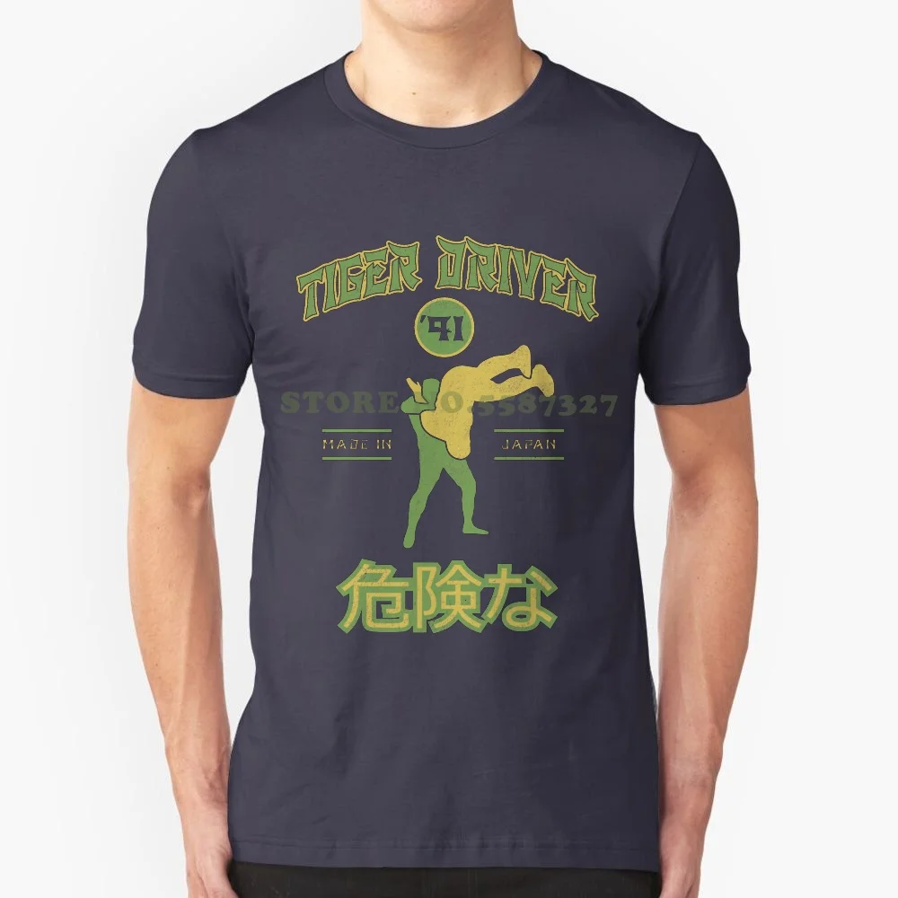Tiger Driver '91 Fashion Vintage Tshirt Magliette Tiger Driver Ajpw Misawa Tiger Mask Japan Wrestling Njpw Giapponese