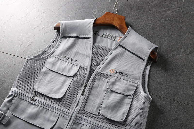 H57 Мужская Уличная Повседневная многофункциональная карманная жилетка жилет