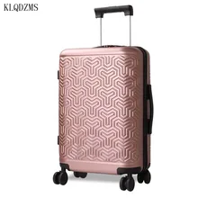 KLQDZMS 2" 24" 28 дюймов ABS+ PC чемодан на колёсиках, мужской бизнес чемодан для путешествий, женская сумка на колесиках, посадочная коробка