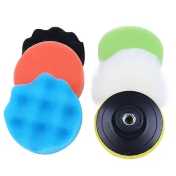 

6Pcs 3inch Sponge Polishing Waxing Buffing Pads Kit for Car Polisher